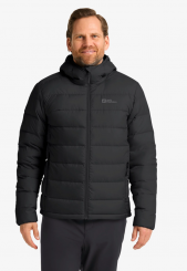 Jack Wolfskin - M Ather Down Hoody M Rds Black