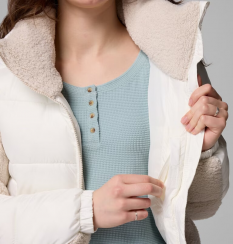 Columbia - W Leadbetter Point™ II Sherpa Hybrid Sea Salt/Dark Stone