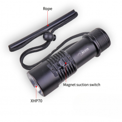 Alpin - Φακός Κατάδυσης Επαναφορτιζόμενος LED Με Φωτεινότητα 1600 Lm