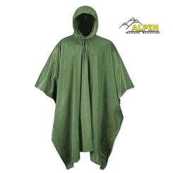 Alpin - Waterproof PVC Poncho 137*203cm Green