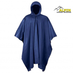 Alpin - Waterproof PVC Poncho 137*203cm Blue