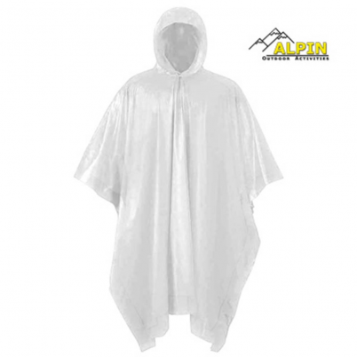 Alpin - Waterproof PVC Poncho 137*203cm Transparen...