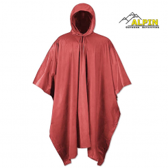 Alpin - Waterproof PVC Poncho 137*203cm Red