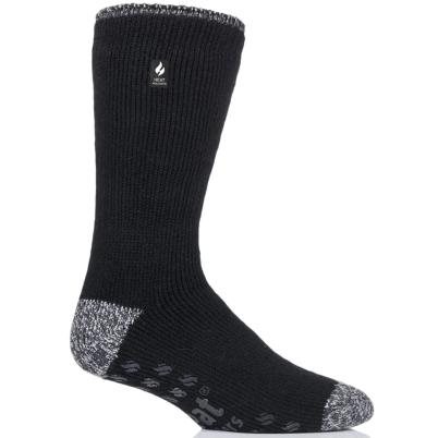 Heat Holders - Mens Socks Siskin Slipper Black