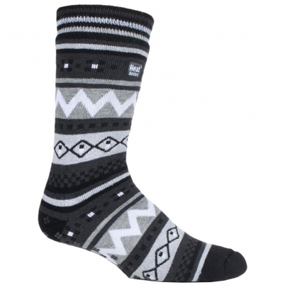 Heat Holders - Mens Socks Soul Warming Black/Charc