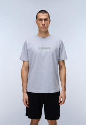 Napapijri - S-Box Logo SS1 Light Grey Melange