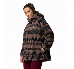 Columbia - W Rare Escape Hooded Full Zip Iron Knit Knot Tonal