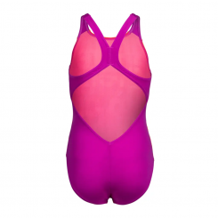 Arena - Girl's Multi Colours Swimsuit V Back Pink Multi/Very Fuschia