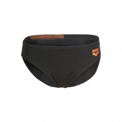 Arena - Boys Bright Swim Briefs Black/Team Orange
