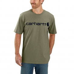 Carhartt - Dearborn Relaxed Logo T-Shirt Dusty Olive