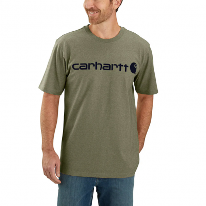 Carhartt - Dearborn Relaxed Logo T-Shirt Dusty Oli...