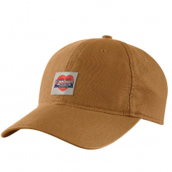 Carhartt - Καπέλο Heart Patch Canvas Cap Carhartt Brown