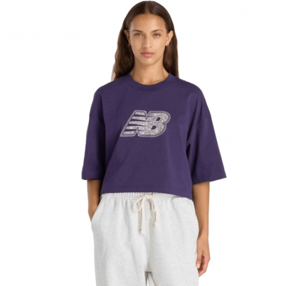New Balance - Lace NB T-Shirt Dark Purple