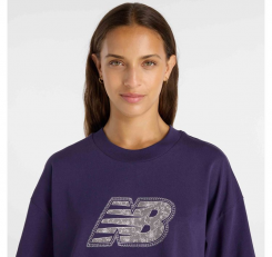 New Balance - Lace NB T-Shirt Dark Purple