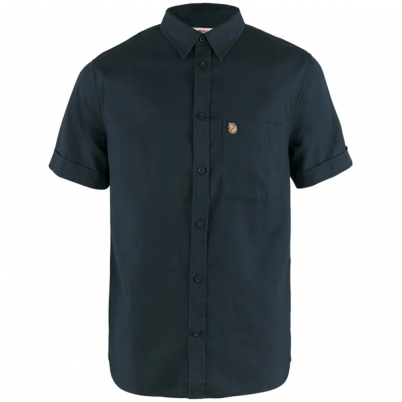 Fjallraven - Ovik Travel Shirt SS M Dark Navy