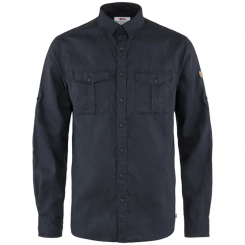 Fjallraven - Ovik Travel Shirt LS M Dark Navy