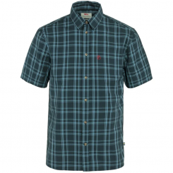 Fjallraven - Ovik Lite Shirt SS Dark Navy/Dawn Blu...