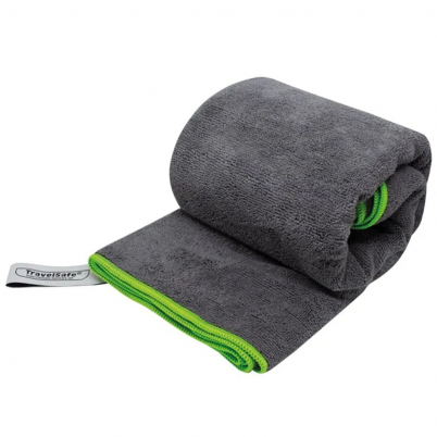 Travelsafe - Microfiber Terry Towel 135x70 cm Gree...