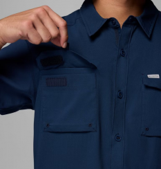 Columbia - Silver Ridge Utility II SS Collegiate Navy