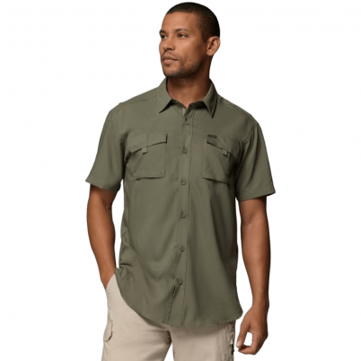 Columbia - Silver Ridge Utility II SS Stone Green