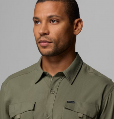 Columbia - Silver Ridge Utility II SS Stone Green