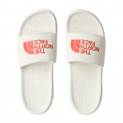 The North Face - M Never Stop Cush Slide White Dune/Lava Red