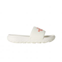 The North Face - M Never Stop Cush Slide White Dune/Lava Red