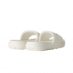 The North Face - M Never Stop Cush Slide White Dune/Lava Red