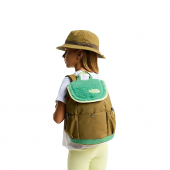 The North Face - Youth Mini Explorer Backpack Cedar/Dimmed Algae/Lemon Mist