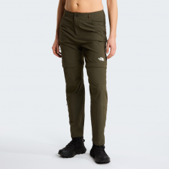 The North Face - W Exploration Reg Straight Convertible Pant New Taupe Green