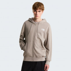 The North Face - M Simple Dome Light Regular Full Zip Hoodie Stone Slab