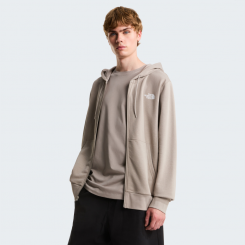 The North Face - M Simple Dome Light Regular Full Zip Hoodie Stone Slab