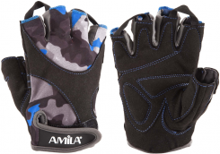 Amila - Γάντια Άρσης Βαρών Amara Lycra Camo Blue