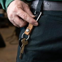 Carhartt - Μπρελοκ Nylon Duck Key Keeper Carhartt Brown