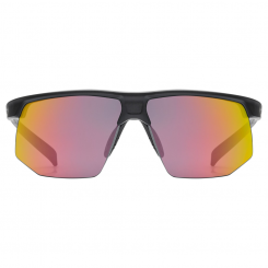 Uvex - Aerios Black Matt Mirror Red