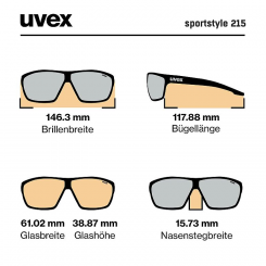 Uvex - Sportstyle 215 Grey Matt