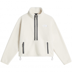 The North Face - W Tnf Fleeski 1/4 Zip Po White Dune