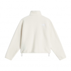 The North Face - W Tnf Fleeski 1/4 Zip Po White Dune