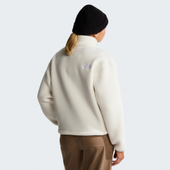 The North Face - W Tnf Fleeski 1/4 Zip Po White Dune