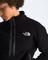 The North Face - W Tnf Fleeski 1/4 Zip Po Black/Tnf Black