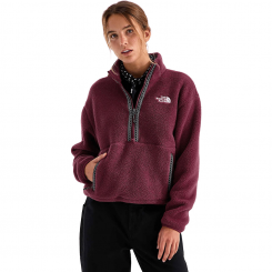 The North Face - W Tnf Fleeski 1/4 Zip Burgundy Crush