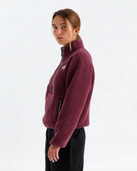 The North Face - W Tnf Fleeski 1/4 Zip Burgundy Crush