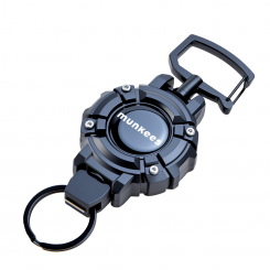 Munkees - Retractable Key Reel Black