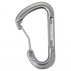 Munkees - Forged D-Shaped Carabiner Grey