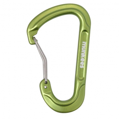 Munkees - Forged D-Shaped Carabiner Green