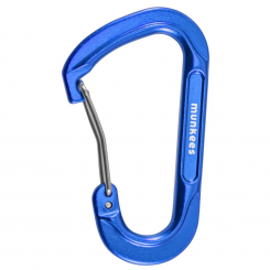 Munkees - Forged D-Shaped Carabiner Blue