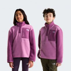 The North Face - Teen Yumiori 1/4 Zip Jacket Hushed Lavender/Chroma