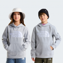 The North Face - Teen Tnf Essential Drew Peak Hoodie Tnf Pale Grey Heather