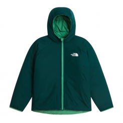 The North Face - Boy's Reversible Perrito Hooded Jacket Dimmed Algae
