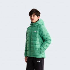 The North Face - Boy's Reversible Perrito Hooded Jacket Dimmed Algae